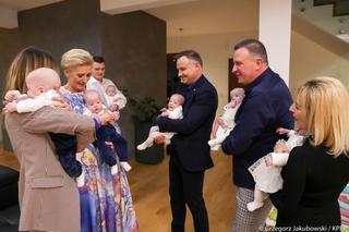 Para prezydencka u sześcioraczków w Małopolsce