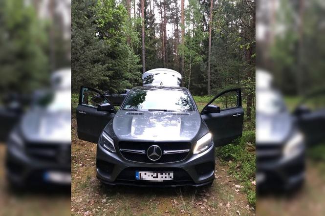 Policjanci odzyskali kilka kradzionych aut, w tym imponującego Mercedesa