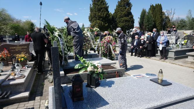 Pogrzeb Ewy Żarskiej - cmentarz