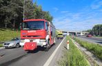 Wypadek na autostradzie A4 w Mysłowicach