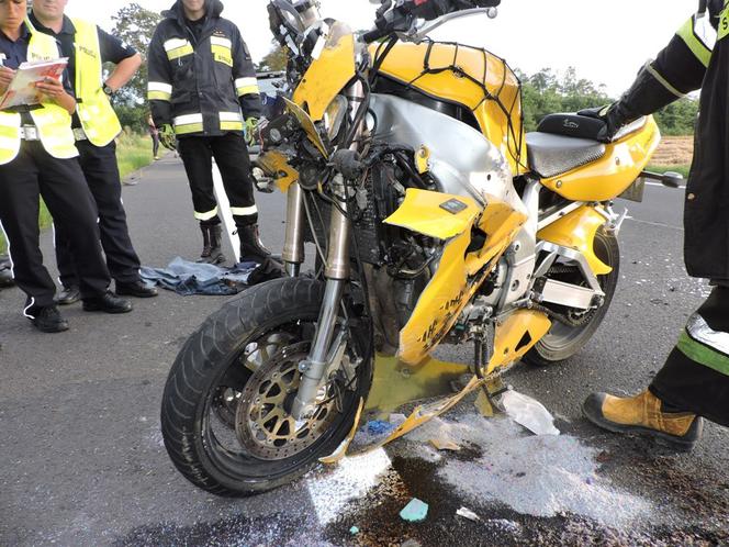 Śmiertelny wypadek pod Włocławkiem. Nie żyje 25-letni motocyklista
