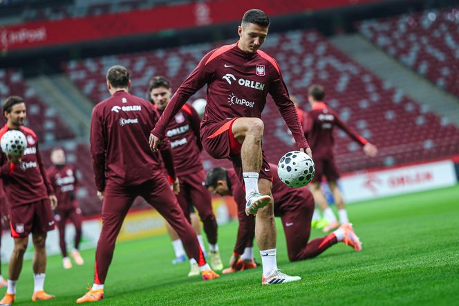 Trening Reprezentacji Polski w piłce nożnej