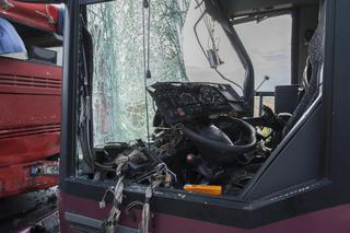Dramatyczne zderzenie autokarów na Dolnym Śląsku