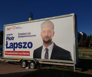 Plakaty wyborcze zalały cały Białystok. Wiszą już na każdym słupie. Sprawdźcie te najciekawsze [ZDJĘCIA]