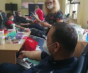 W komendzie policji w Iławie oddali krew dla potrzebujących