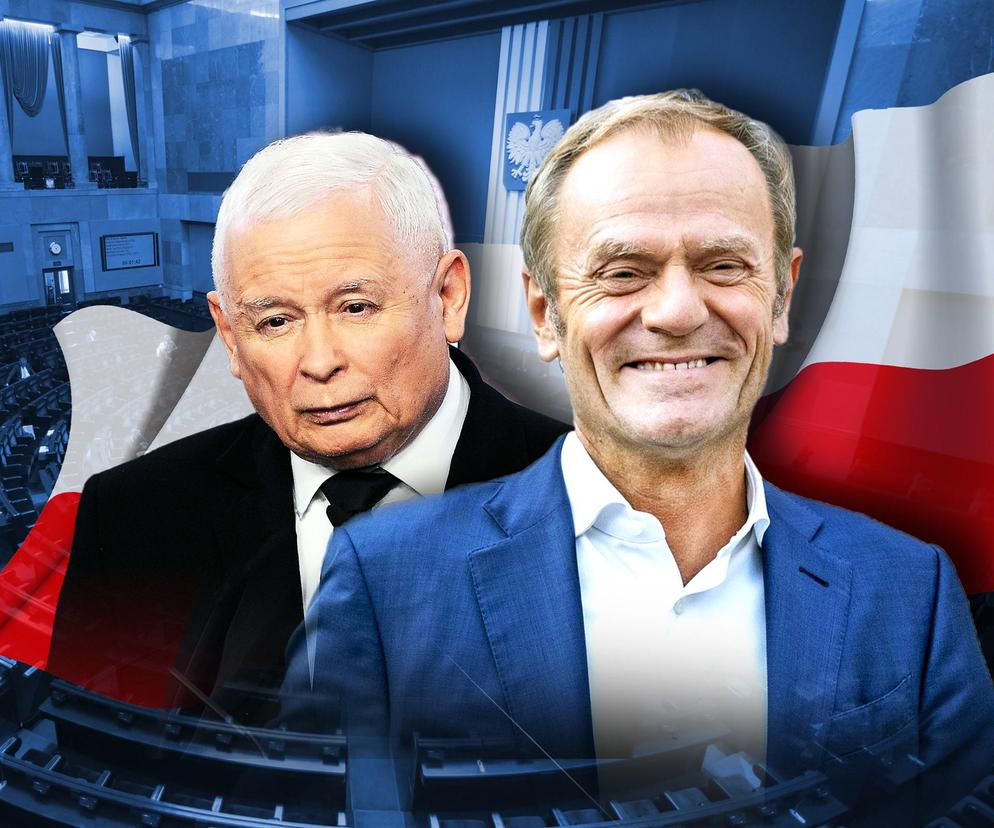 SG wyniki Tusk uradowany, Kaczyński zły