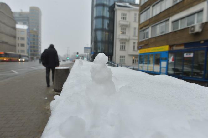 Potężna śnieżyca zasypała Warszawę