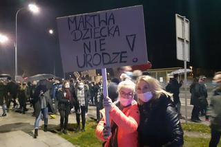 Protest kobiet w Elblągu. Zablokowali miasto za zaostrzenie przepisów dotyczących aborcji