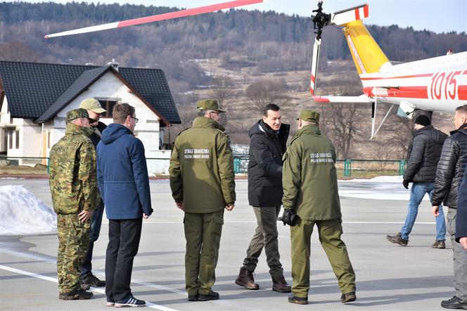 Premier Morawiecki z wizytą w Bieszczadach