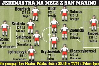 Polska - San Marino. Skład bez zaskoczeń? Z Brożkiem?