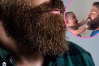 Tata zgolił brodę. Reakcja jego niemowlaka to przestroga dla innych ojców
