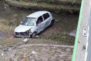 Kaskader z Sanoka: Jazdę po pijaku zakończył w rzece i nic mu się nie stało