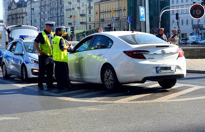 Policja kontrolowała przewoźników w centrum miasta