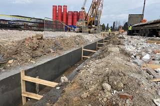 Budowa stacji metra na Bemowie