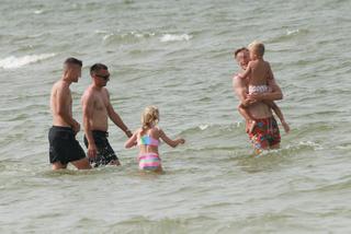 Sławomir Peszko na plaży