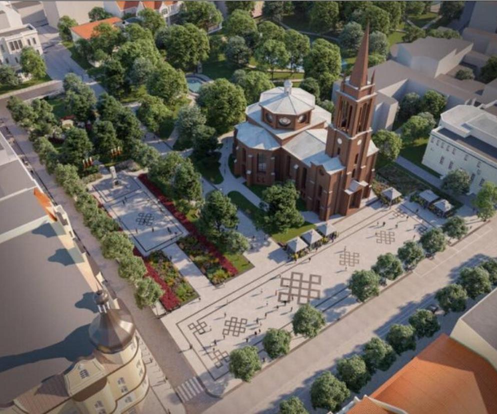 Tak ma wyglądać Plac Wolności w Bydgoszczy po remoncie. Będą nowe drzewa, latarnie i stojaki na rowery
