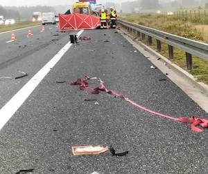 Tragiczny wypadek na tarnowskim odcinku autostrady A4. Nie żyje 45-letnia kobieta