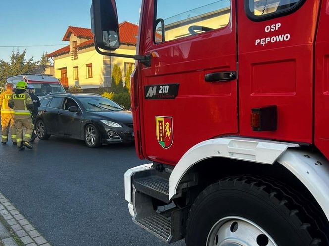 Kolizja podczas wycierania szyby