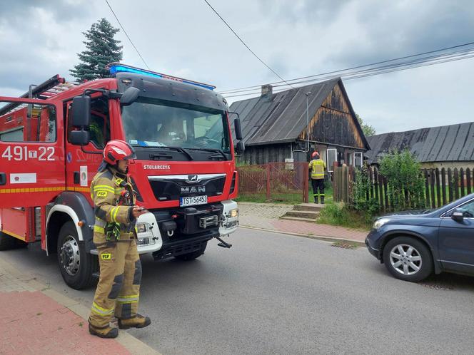 Interwencja strażaków przy Moniuszki 24.06.2023