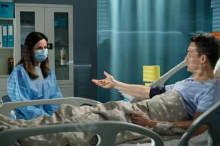 M jak miłość odc. 1703. Kasia (Paulina Lasota), Jakub Karski (Krzysztof Kwiatkowski)