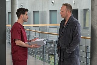 Pierwsza miłość, odcinek 4076. Kacper (Damian Kulec), Janek (Maciej Mikołajczak)