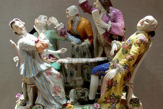 Miśnia – porcelanowa grupa figuralna w stylu barokowym, modelowana przez Johanna Joachima Kändlera