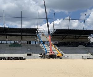 Nowy stadion GKS w Katowicach. Budowa