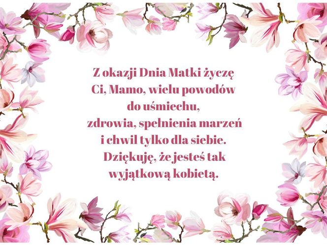 Dzień Mamy 2025 - kartki z życzeniami