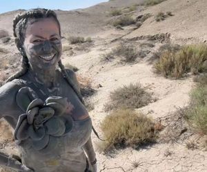 Maja Rutkowski zażywa błotnego SPA