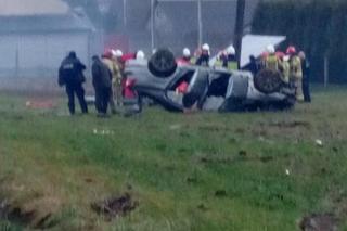 Tragiczny wypadek w Hucie Nowej koło Kielc. Nie żyją dwie osoby