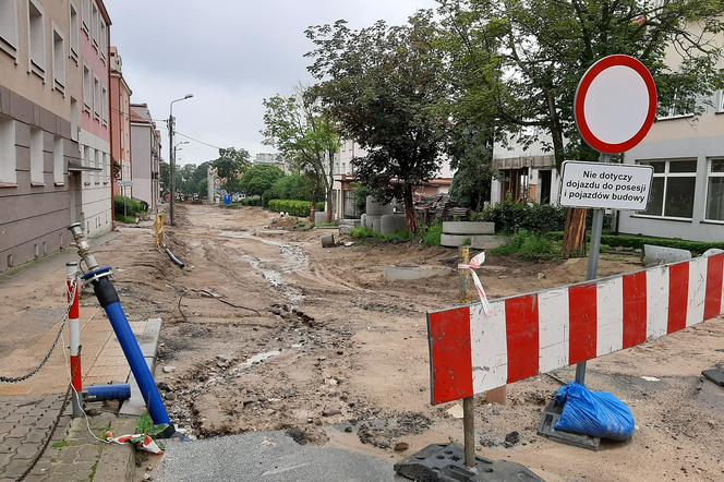 Remont ulicy Rządowej w Łomży