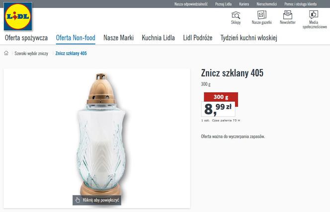 Lidl znicze