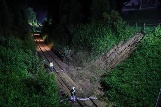 Katastrofa kolejowa w Niemczech! Zabici i wielu rannych. Powodem burze?