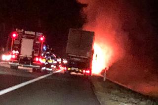 Mercedes PŁONĄŁ na autostradzie A4