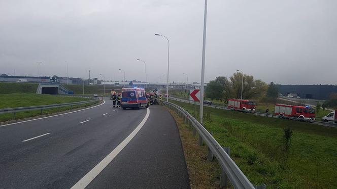 Makabryczny wypadek motocyklisty na S2 