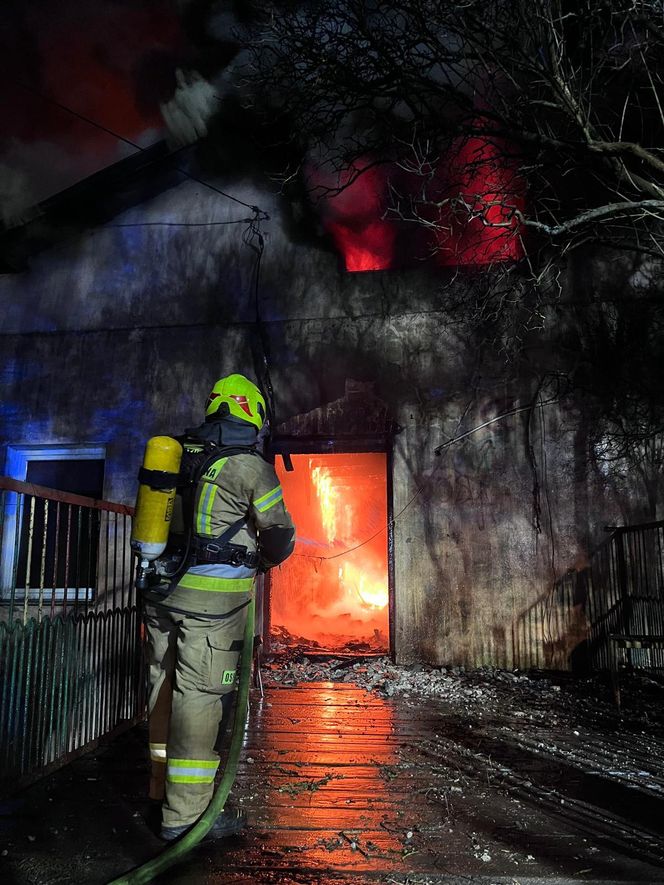 Tragiczny pożar w Rudzie Malenieckiej