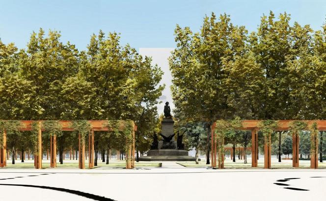Zielony plac Żelaznej Bramy
