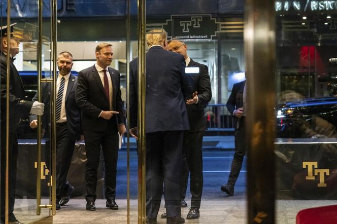 Andrzej Duda w Trump Tower u Donalda Trumpa