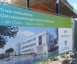 Nowe skrzydło szpitala w Ostrzeszowie rośnie w oczach. Pierwszy etap inwestycji na finiszu