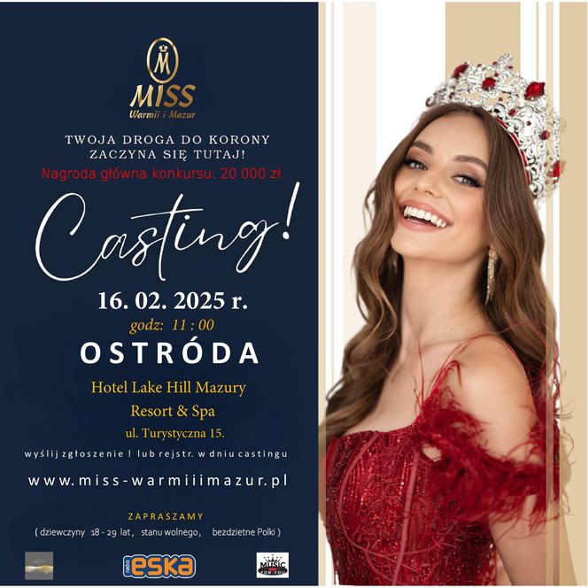 Miss Warmii i Mazur 2025 - Casting Ostróda