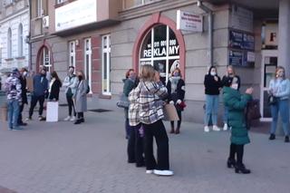 Protest w Iławie - Prawo kobiet do aborcji