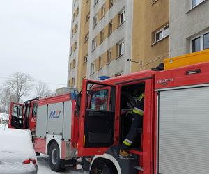 Interwencja straży pożarnej przy ulicy Zakładowej w Starachowicach