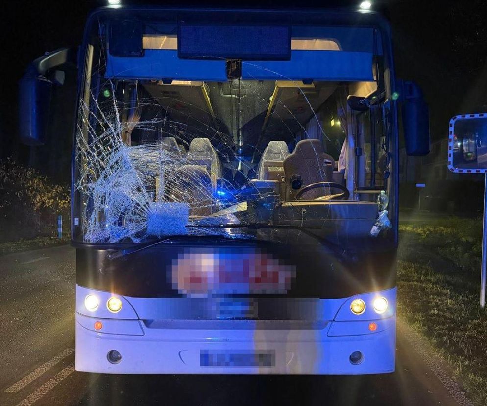 Kierowca autobusu potrącił pieszego. Mężczyzna zmarł w szpitalu