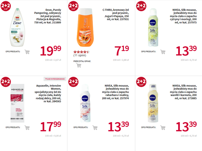 Zobacz najlepsze oferty w ramach promocji w Rossmannie