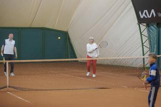 Julia Przyłębska na korcie