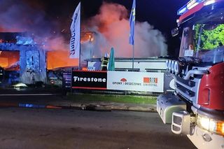 Pożar warsztatu samochodowego w Kotomierzu pod Bydgoszczą! Gigantyczny straty 