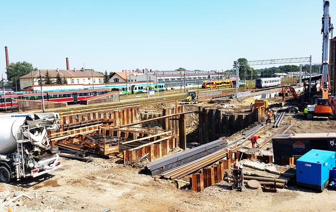 Trwają prace na stacji PKP Rzeszów Główny