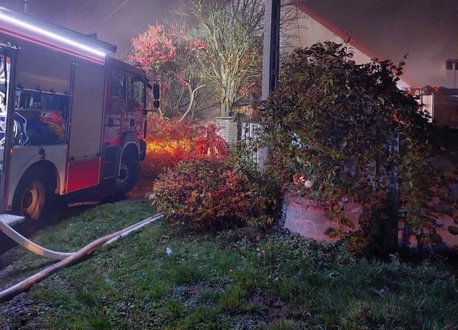 Tragiczny pożar w Świętokrzyskiem. Nie żyją cztery osoby