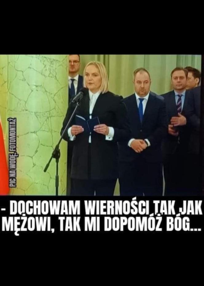 Dominika Chorosińska MEMY. Internauci bezlitośni dla nowej minister kultury