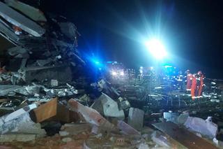 Wybuch gazu w domu wielorodzinnym